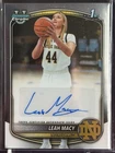 2025-26 Topps Bowman Chrome Leah Macy Chrome Autograph Notre Dame CPA-LM