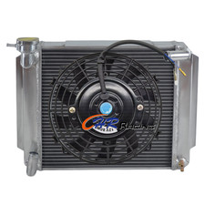 Aluminum Radiatorfan For 1955-1962 Mg Mga 150016001622de-luxe L4 Manual Mt
