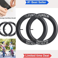 Heavy Duty Bike Tubes 16 Inch 45/57-305 Schrader Valve 32mm Butyl Rubber