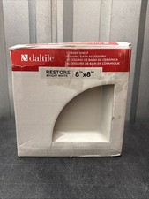 Daltile RE15BA780CC1P Ceramic Corner Shelf- bright white