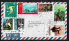 CHINA PRC TO SWEDEN AIR MAIL COMMEMORATIVE STAMPS ON COVER 1971