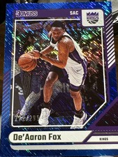 24-25 Donruss Basketball Deaaron Fox 26 storm /299