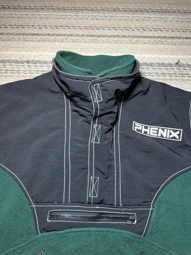 Vtg Phenix Fleece Jacket Mens XL Green Pullover Ski Snowboard Canada Outdoors image 7