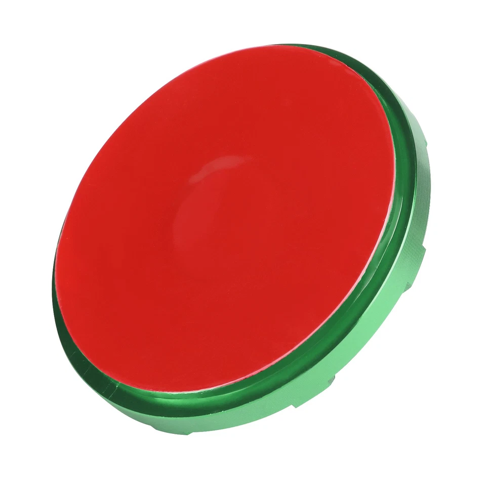 PAIR GREEN 60MM X 28MM ALUMINUM JDM COSMETIC MODS BILLET HOOD PIN CABLES W/TAPE - Image 4 of 4