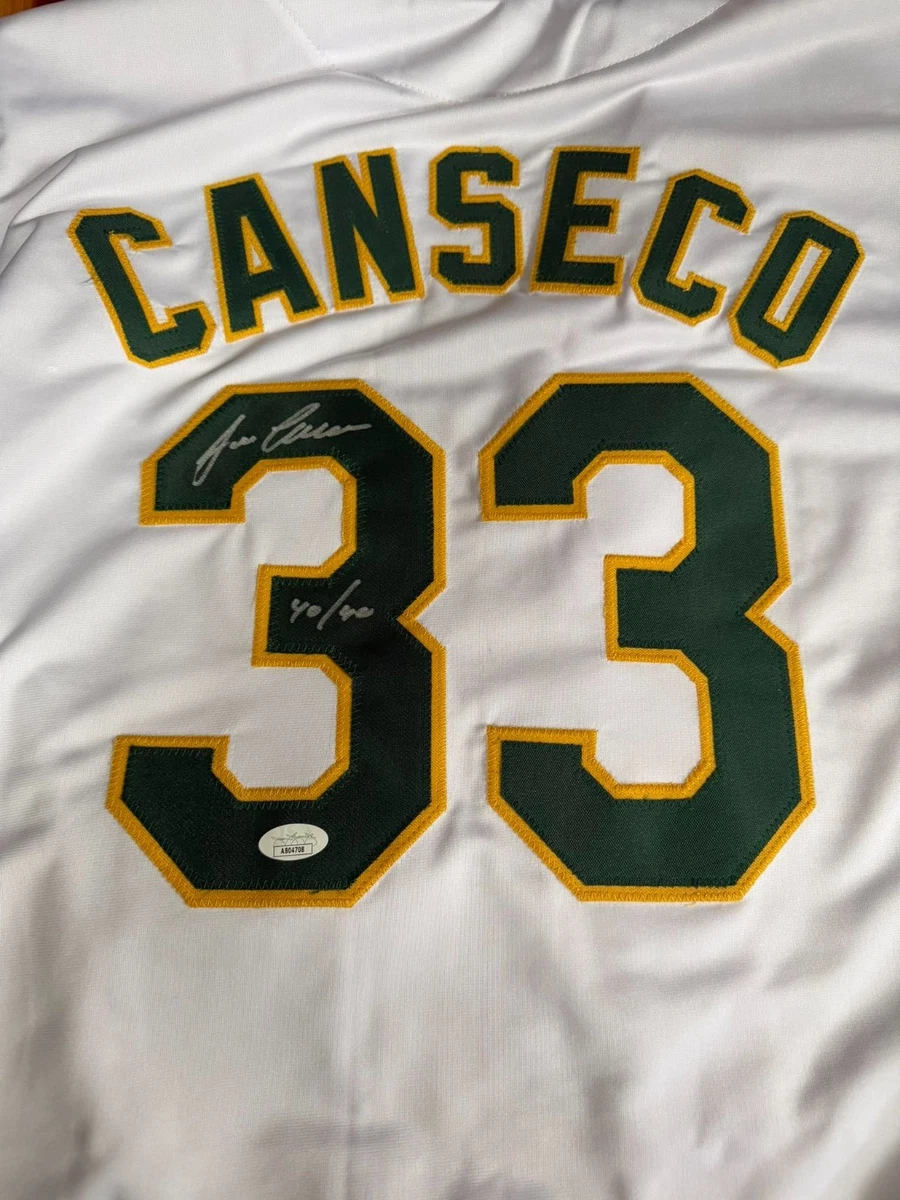 Collection Jose Canseco : Maillot, Casque & Ballon Dédicacés - JSA Authentifié