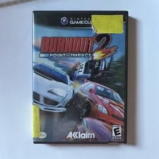 Burnout 2 Point of Impact (Nintendo GameCube, 2003) CIB Complete Tested