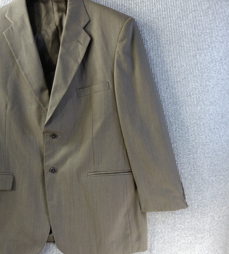 Towncraft Blazer Jacket Mens 44R Brown Single Breasted Two Button Wool Blend - Bild 7 von 17