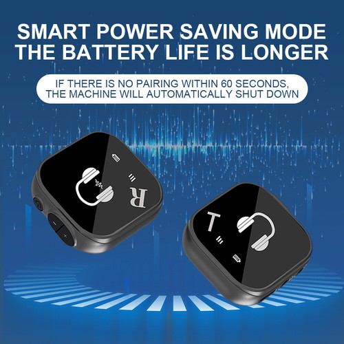 Wireless in Ear Monitor System 5.8G Transmitter Receiver Automatic Pairing L7Q4 - Picture 5 of 12