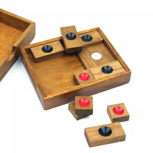 Puzzle Coulissant Pour Enfants Et Adultes, Casse-Tête Huarong Road, Jeux IQ, Jou - Foto 6 di 13