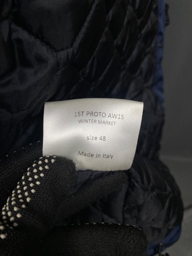 MINT! Burberry Proto Men's Blue Insulated Winter Parka Jacket Size 48 - Picture 12 of 12