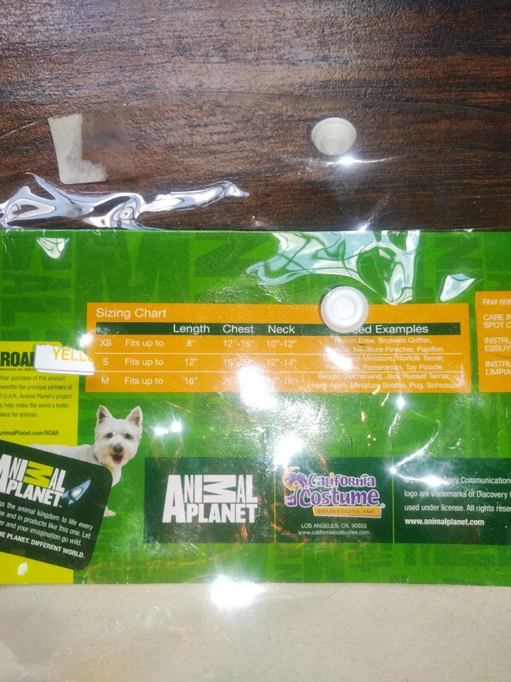 Disfraz para Perro Talla XS S M California Disfraces Mascota Vestir Animal Planeta Mariposa Foto 4 de 4