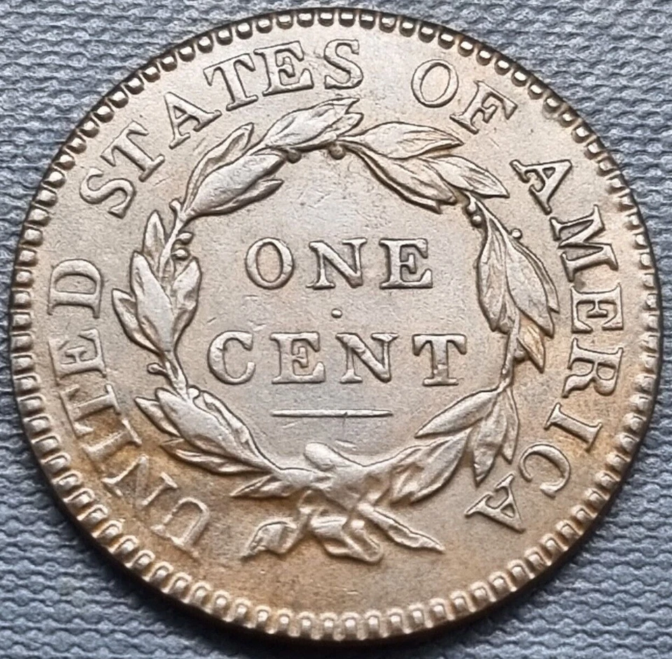 1816 Coronet Head Large Cent 1c NEAT CUD High Grade AU - UNC #83395 - Image 2 of 2