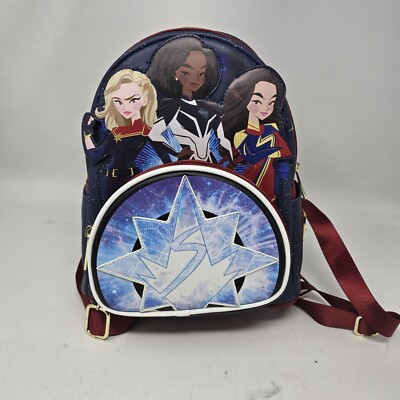NWT LOUNGEFLY-The Marvels Glows in the Dark Bag Marvel Comics NWT Marvel Loungefly Avengers Glow-in-the-Dark  main image 3