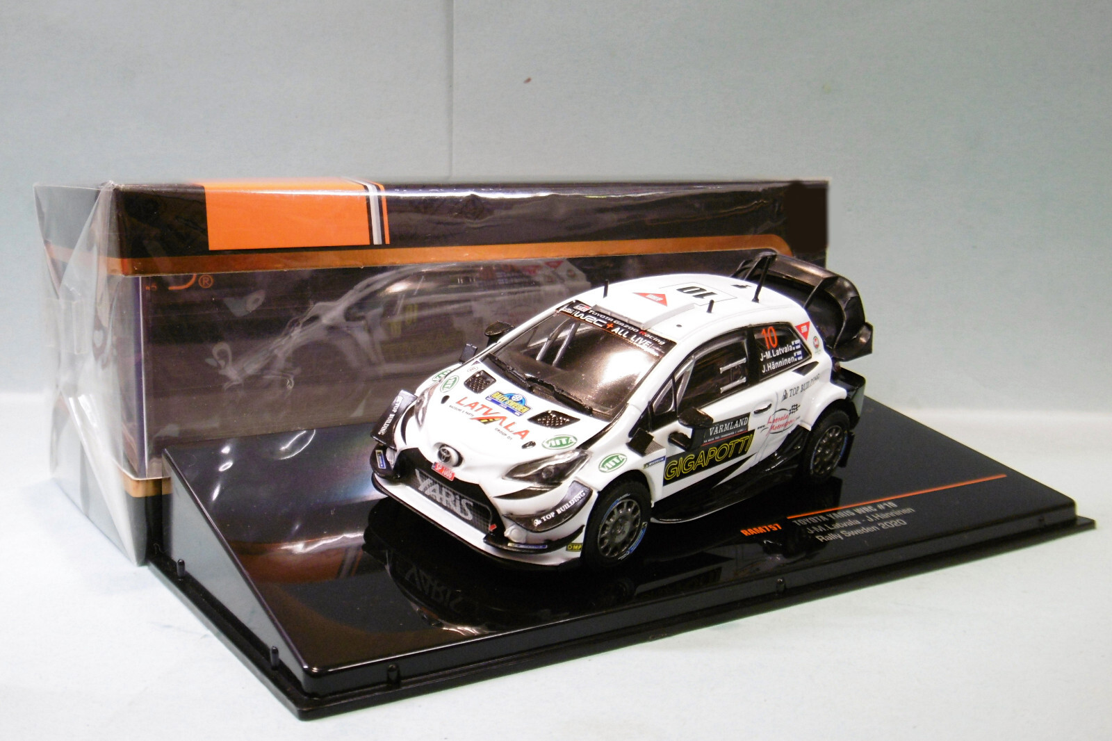 Toyota Yaris WRC Ixo 1/43 RAM757 voiture de collection de prestige en métal