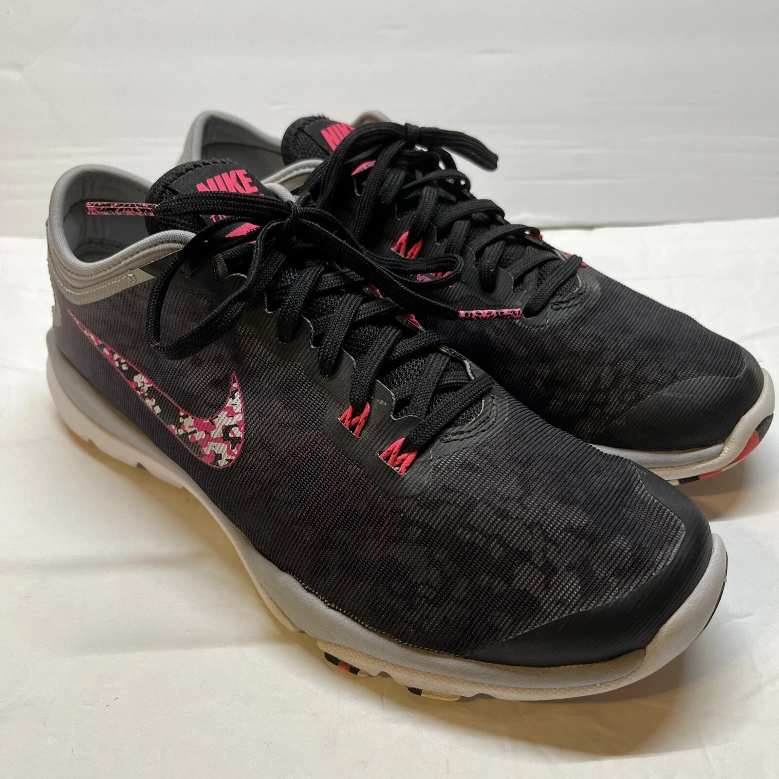 Chaussures de course Nike Flex Supreme TR4 pour femme 7,5 noir rose 819027 001