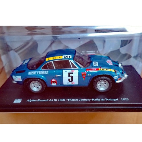 Alpine-Renault A110 1800 Rally Portugal 1973 Thérier 1/24 Modellino Diecast WRC - Foto 2 di 13