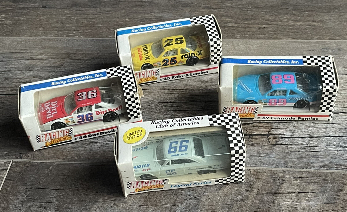 Vtg 1991 NASCAR Revell Racing Collectables 1:64 Lot (4) NEW in Box
