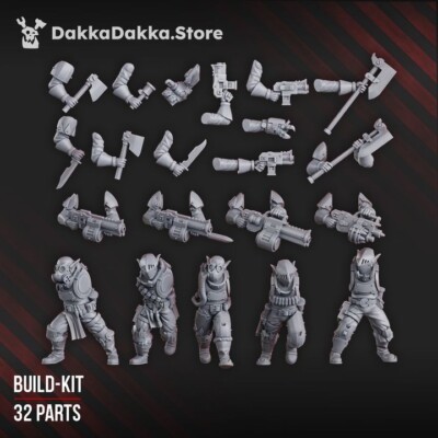Gorggrot Tactic Squad Bausatz - DakkaDakka Store/Sci-Fi/Tabletop Miniatur