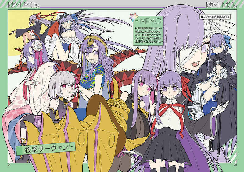 Fate/GO MEMO 1 - 6 Art Book Doujinshi Set - Grand Order FGO
