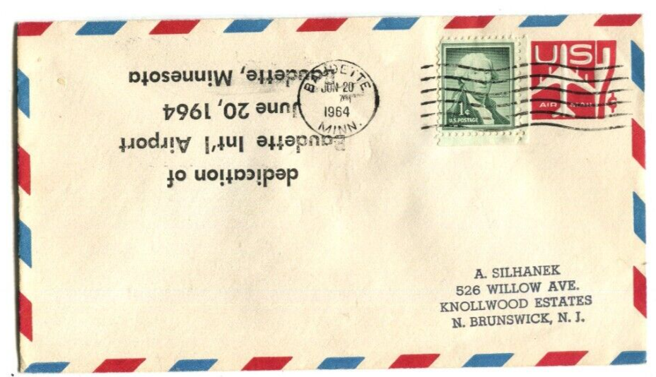 Baudette Minnesota International Airport Dedication 1964 eBay