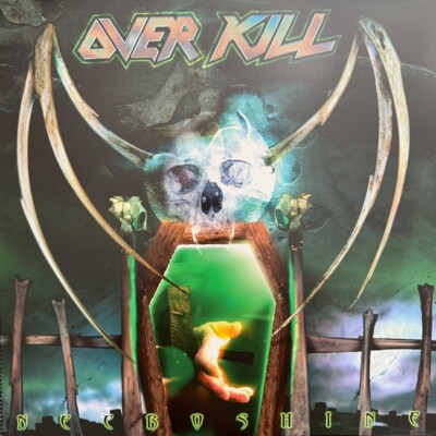 OVERKILL    Necroshine (LIM. 500 RED LP*HAND NUMBERED*US THRASH/SPEED*2nd PRESS)