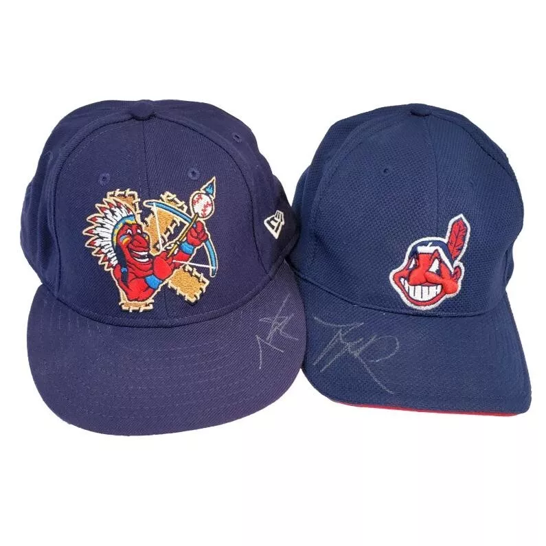 Kinston Cleveland Indians Hat 7 5/8 59Fifty Vintage Logo Cap