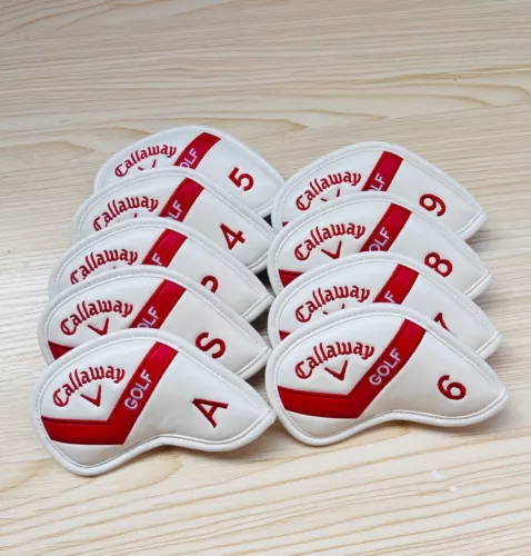 9 Stück Golf Eisen Headcovers für Callaway Golfschlägerbezüge Leder ASP 4-9 magnetisch - Bild 10 von 18
