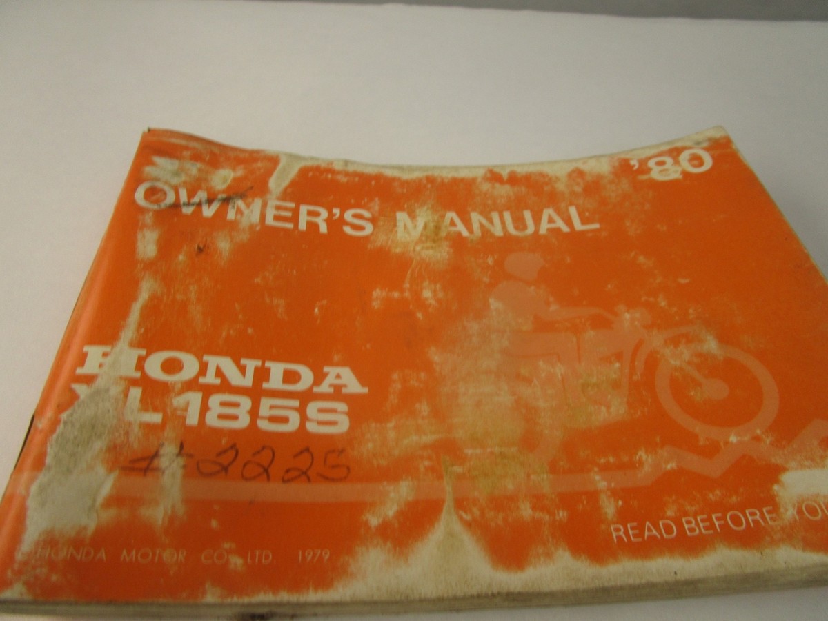 HUGE 80冊 80 HONDA XL185 OWNERS MANUAL | eBay