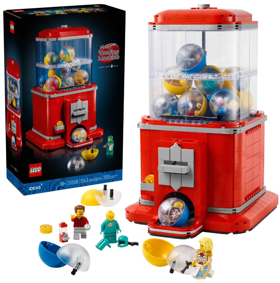 LEGO 21358 Ideas MINIFIGURE PRIZE MACHINE Gashapon New in Box