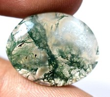 15.30 Ct Beautiful Natural African Moss Agate Untreated AAA  Gemstone