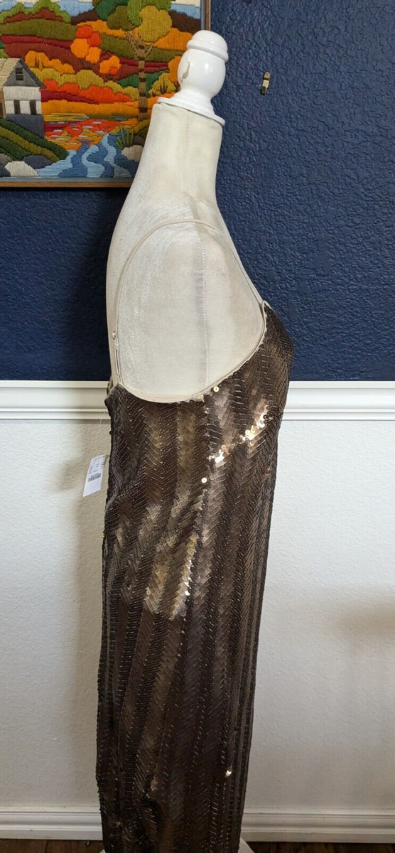 j crew gold sequin dress Juniors Hazel Sequin Dress main image 1