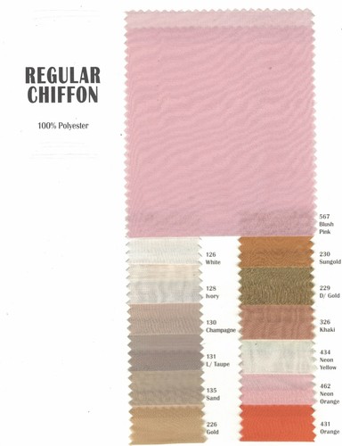 Chiffon Fabric by the Yard | Super Soft & Flowy | 60" Wide | Fire Retardant | - Picture 2 of 60