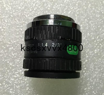 1PC Used Computar M0814-MP 8mm F1.4 2/3 TV camera lens industry