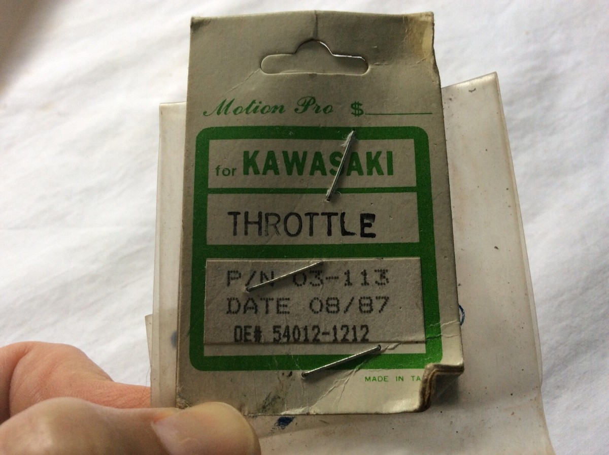 Kawasaki NOS ZX550, Throttle Cable, # 54012-1212, d41 | eBay