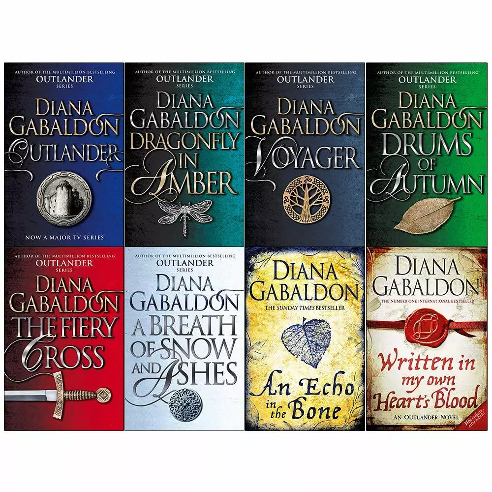 Outlander Series 8 Books Collection by Diana Gabaldon - Young Adult -  Paperback