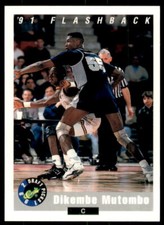 1992 Classic Draft Picks Dikembe Mutombo Georgetown Hoyas #98