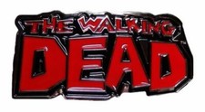 The Walking Dead Name Logo Enamel Metal Belt Buckle