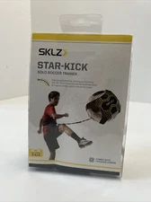 SKLZ Star-Kick Solo Soccer Trainer Black / Yellow Fits Ball Sizes 3, 4 & 5