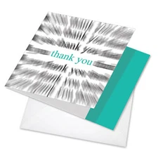 1  All Occasion Blank Greeting Card - Words in Motion - Thank You CQ4951FOCB