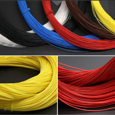 PTFE Cable Wire 0.5mm² Silver-plated Copper Wire Electronic Audio Signal Wire