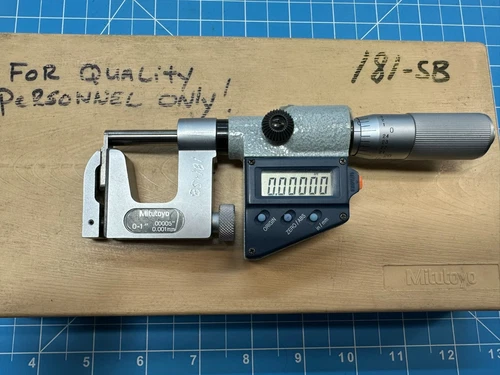 Mitutoyo 317-711-30 ACM-1"DX Digital Micrometer, IP65, Uni-Mike, 0"-1"