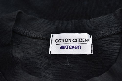 Cotton Citizen x Kraken Black Tie Dye Tee Short Sleeve Crew Crypto T-Shirt Men M - Picture 5 of 8