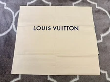 Authentic Louis Vuitton Dust Bag Envelope Flap Style  24x21.5” X-Large (1Piece)