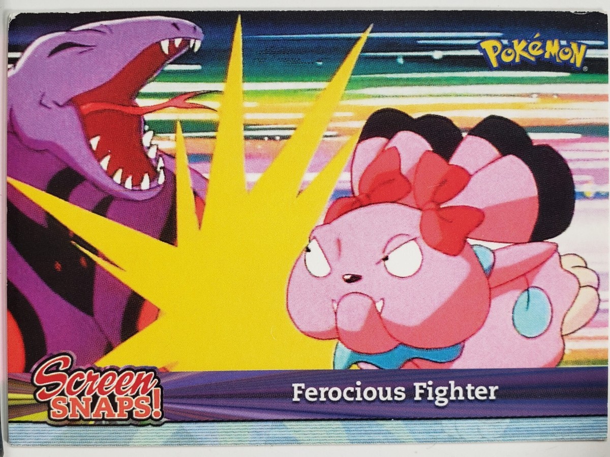 Ferocious Fighter 17- 1999 Topps Johto Series 1 Screen Snap