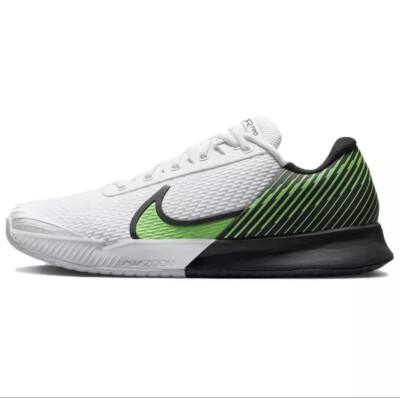 New Nike Vapor Pro 2 Mens Tennis shoe White/Green Size 8.0