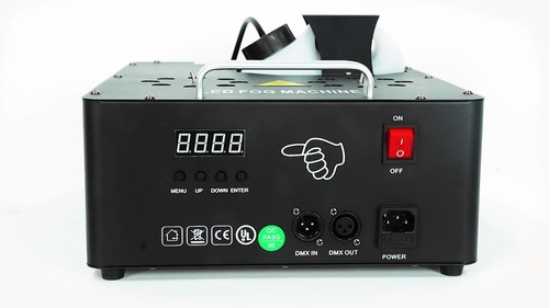 Máquina de niebla de escenario de luz 2000 W 16 LED, máquina de humo de pulverización vertical para fiesta de DJ - Vídeo 1 de 1