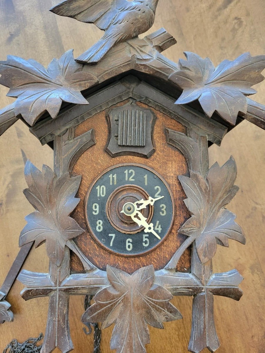 Vintage German Cuckoo Clock Black Forest Bird | eBay