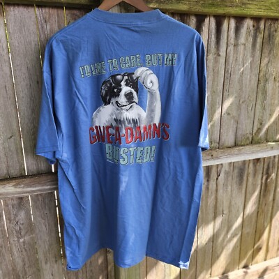 Vintage Big Dogs Double Sided T Shirt NWOT Size XL | eBay