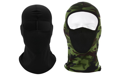 Unisex Motorrad Fahrrad Ski Gesicht Abdeckung Sturmhaube Maske Nackenwärmer UK Verkäufer
