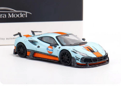 AM 1/64 Scale Ferrari MANSORY F8XX Gulf Diecast car Model Toy Gift - Picture 2 of 6